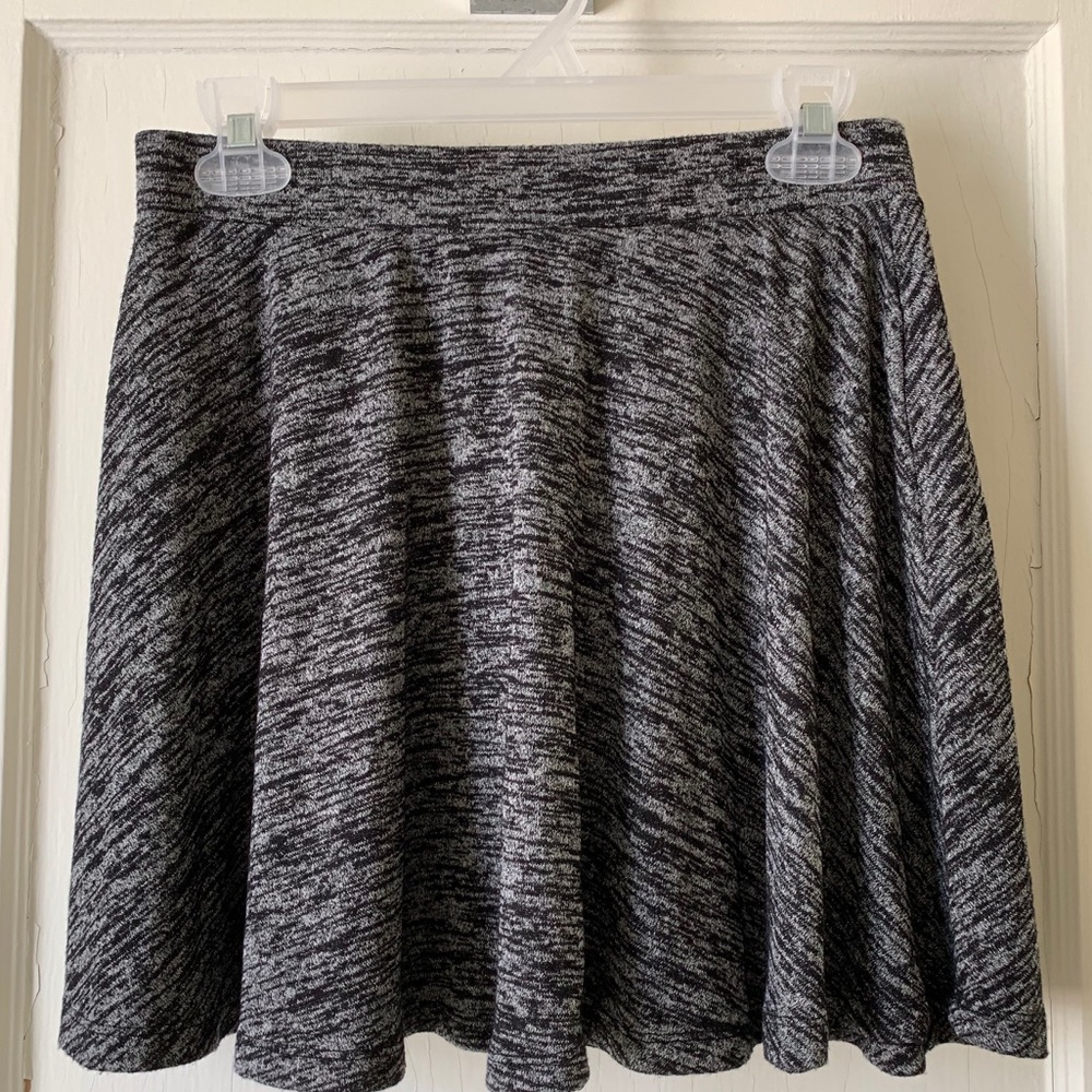 Forever 21 Grey and Black Circle Skirt